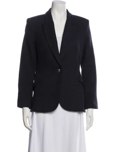 Pre-owned L'agence Blazer In Blue