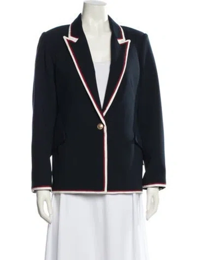 Pre-owned L'agence Blazer In Blue