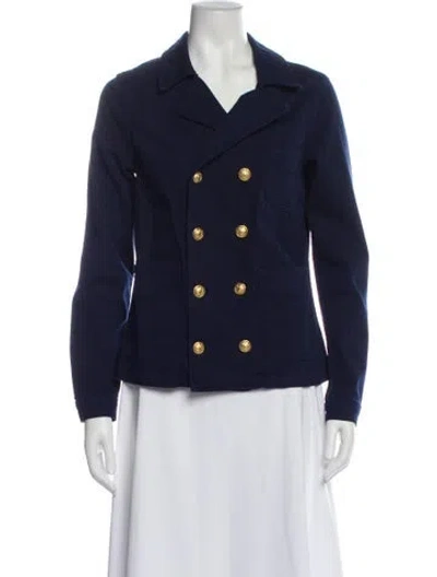 Pre-owned L'agence Blazer In Blue