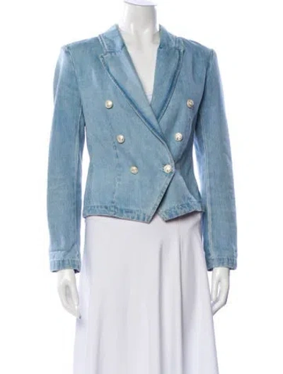 Pre-owned L'agence Blazer In Blue