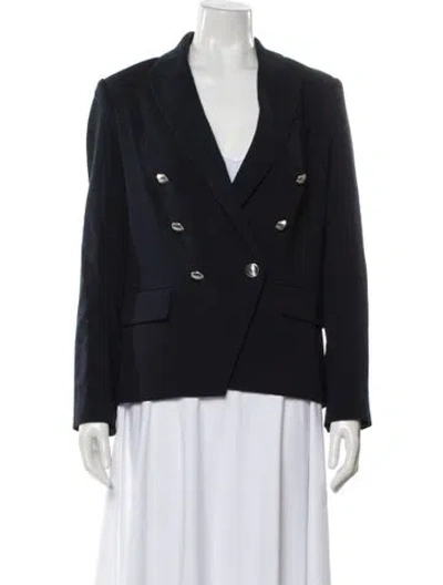 Pre-owned L'agence Blazer In Blue