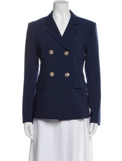 Pre-owned L'agence Blazer In Blue