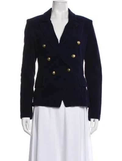 Pre-owned L'agence Blazer In Blue