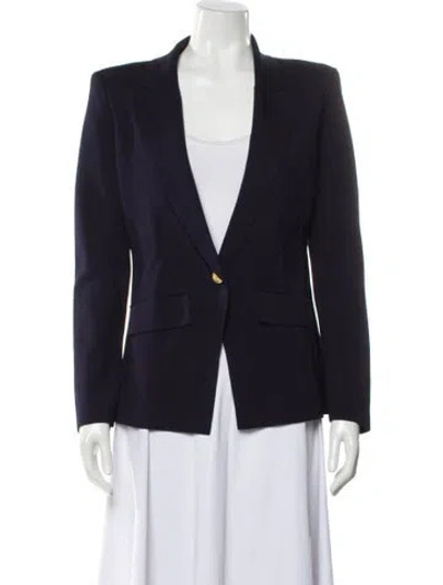 Pre-owned L'agence Blazer In Blue