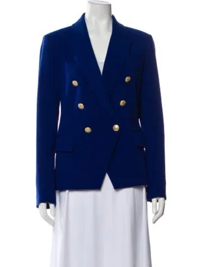 Pre-owned L'agence Blazer In Blue