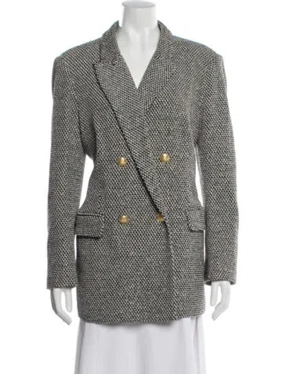 Pre-owned L'agence Blazer In Blue