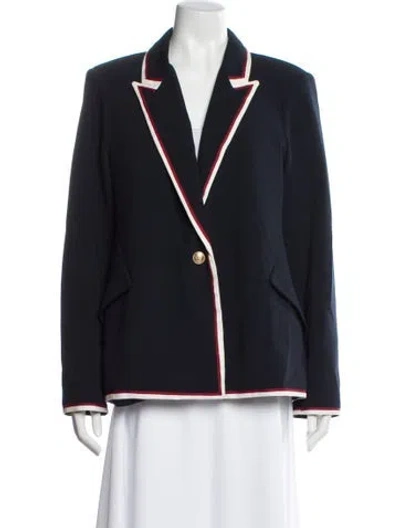 Pre-owned L'agence Blazer In Blue