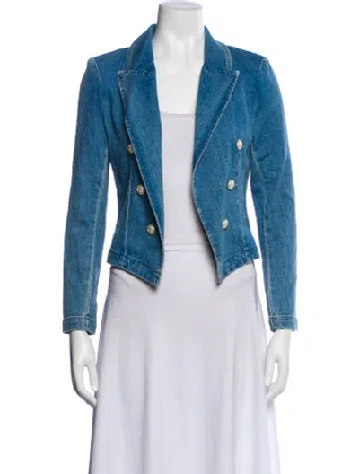 Pre-owned L'agence Blazer In Blue