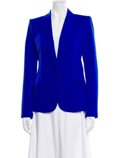 Pre-owned L'agence Blazer In Blue