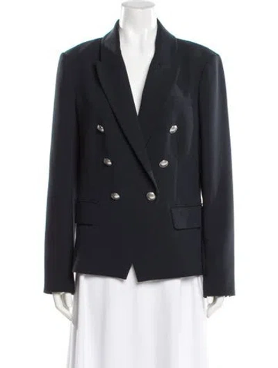 Pre-owned L'agence Blazer In Blue