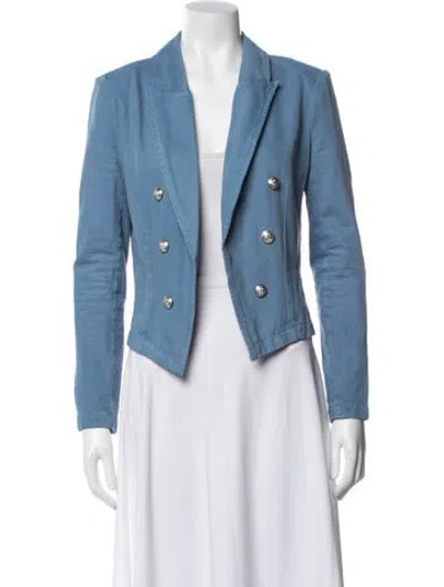 Pre-owned L'agence Blazer In Blue