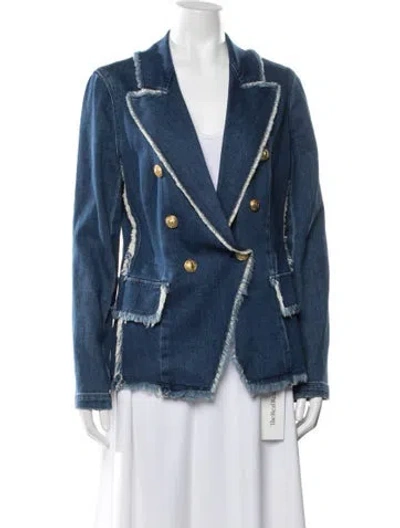 Pre-owned L'agence Blazer In Blue