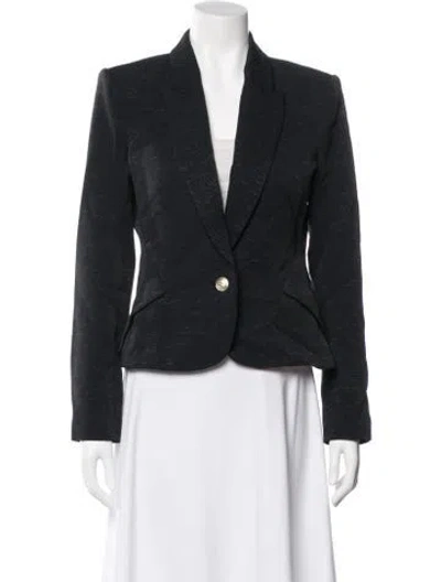 Pre-owned L'agence Blazer In Blue