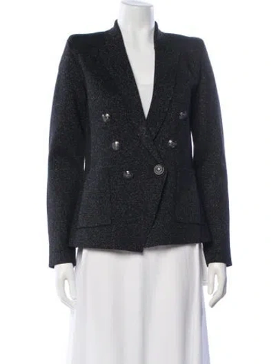 Pre-owned L'agence Blazer In Blue