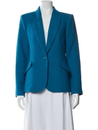 Pre-owned L'agence Blazer In Blue