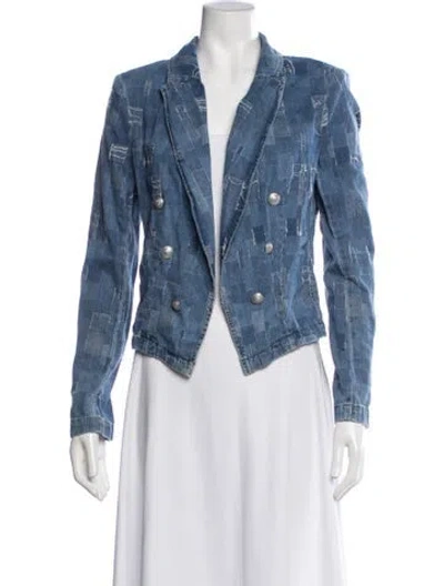 Pre-owned L'agence Blazer In Blue