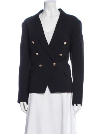 Pre-owned L'agence Blazer In Blue