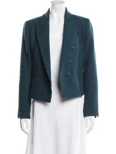 Pre-owned L'agence Blazer In Blue