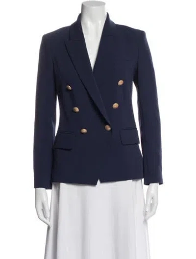 Pre-owned L'agence Blazer In Blue