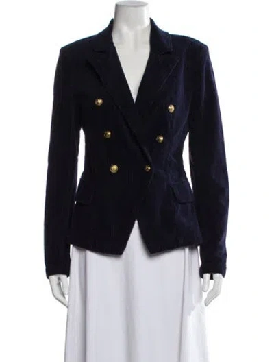 Pre-owned L'agence Blazer In Blue