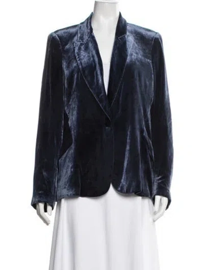 Pre-owned L'agence Blazer In Blue