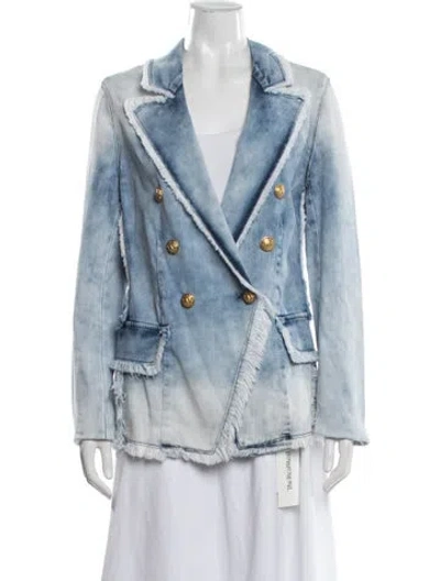 Pre-owned L'agence Blazer In Blue