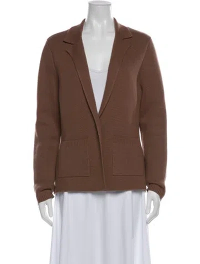 Pre-owned L'agence Blazer In Brown