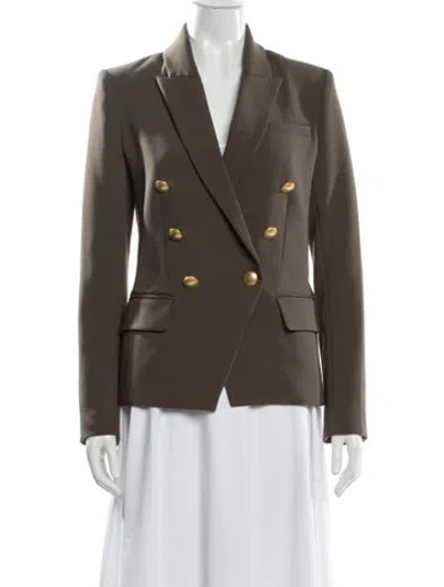 Pre-owned L'agence Blazer In Brown