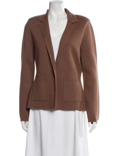 Pre-owned L'agence Blazer In Brown