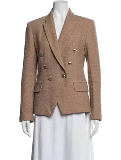 Pre-owned L'agence Blazer In Brown