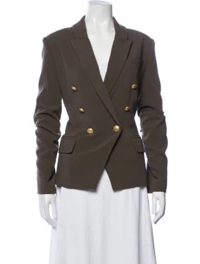 Pre-owned L'agence Blazer In Brown