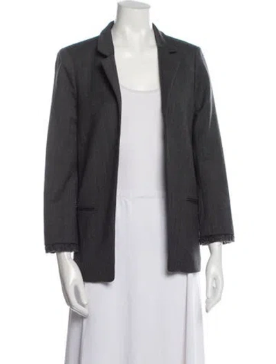 Pre-owned L'agence Blazer In Gray