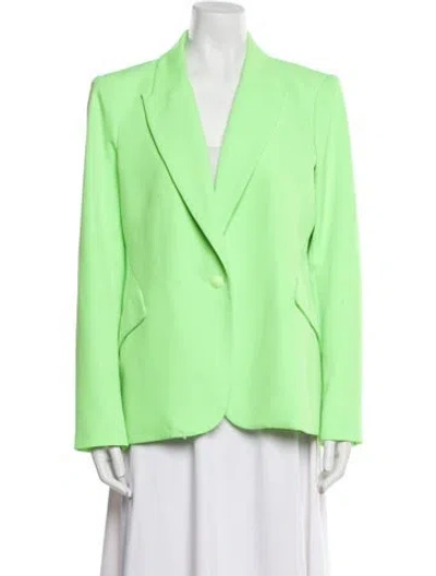 Pre-owned L'agence Blazer In Green