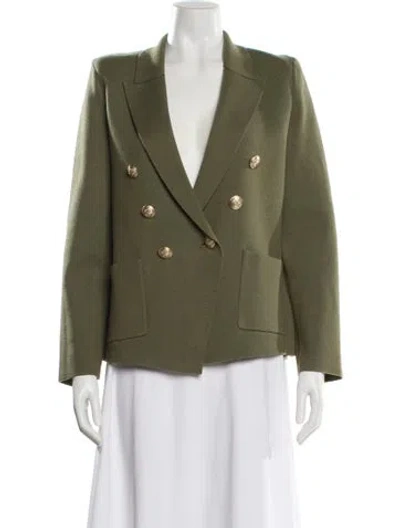 Pre-owned L'agence Blazer In Green