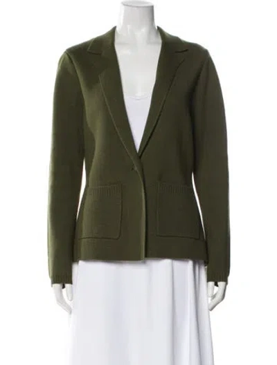 Pre-owned L'agence Blazer In Green