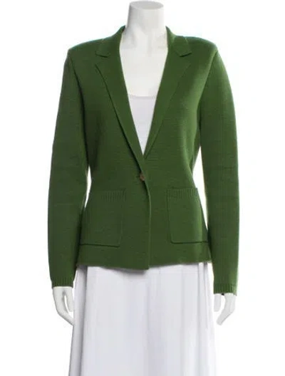 Pre-owned L'agence Blazer In Green