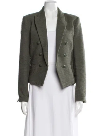 Pre-owned L'agence Blazer In Green