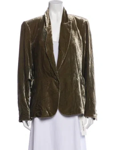 Pre-owned L'agence Blazer In Green