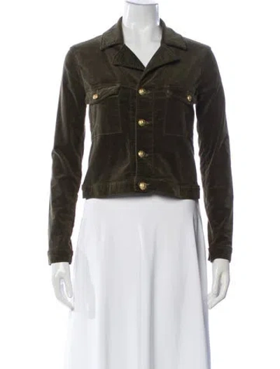 Pre-owned L'agence Blazer In Green