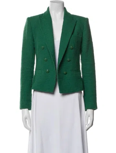 Pre-owned L'agence Blazer In Green