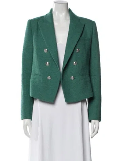 Pre-owned L'agence Blazer In Green