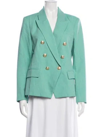 Pre-owned L'agence Blazer In Green