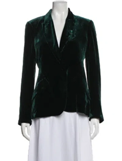 Pre-owned L'agence Blazer In Green