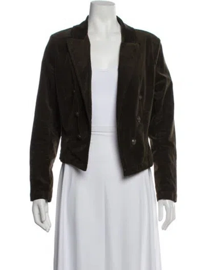 Pre-owned L'agence Blazer In Green