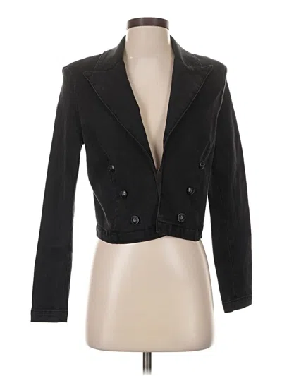 Pre-owned L'agence Blazer Jacket In Black