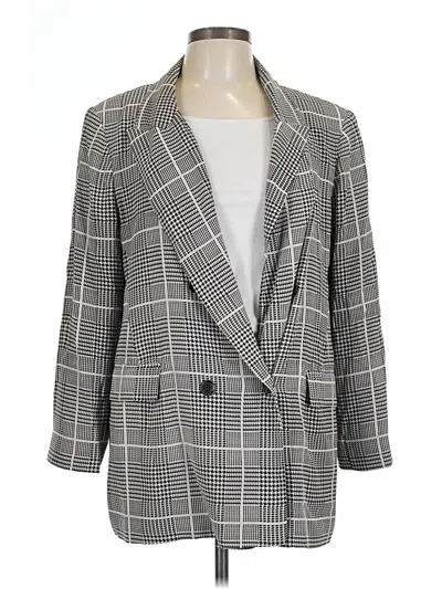 Pre-owned L'agence Blazer Jacket In Gray