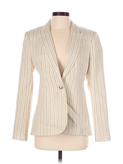 Pre-owned L'agence Blazer Jacket In Ivory