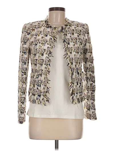 Pre-owned L'agence Blazer Jacket In Ivory