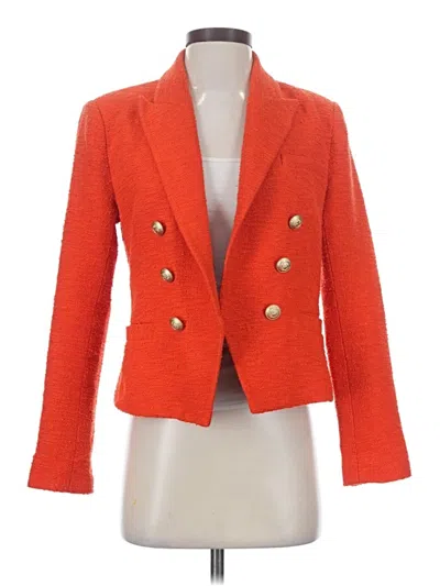 Pre-owned L'agence Blazer Jacket In Orange