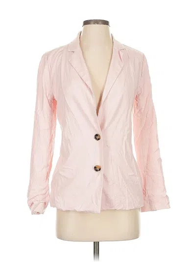Pre-owned L'agence Blazer Jacket In Pink